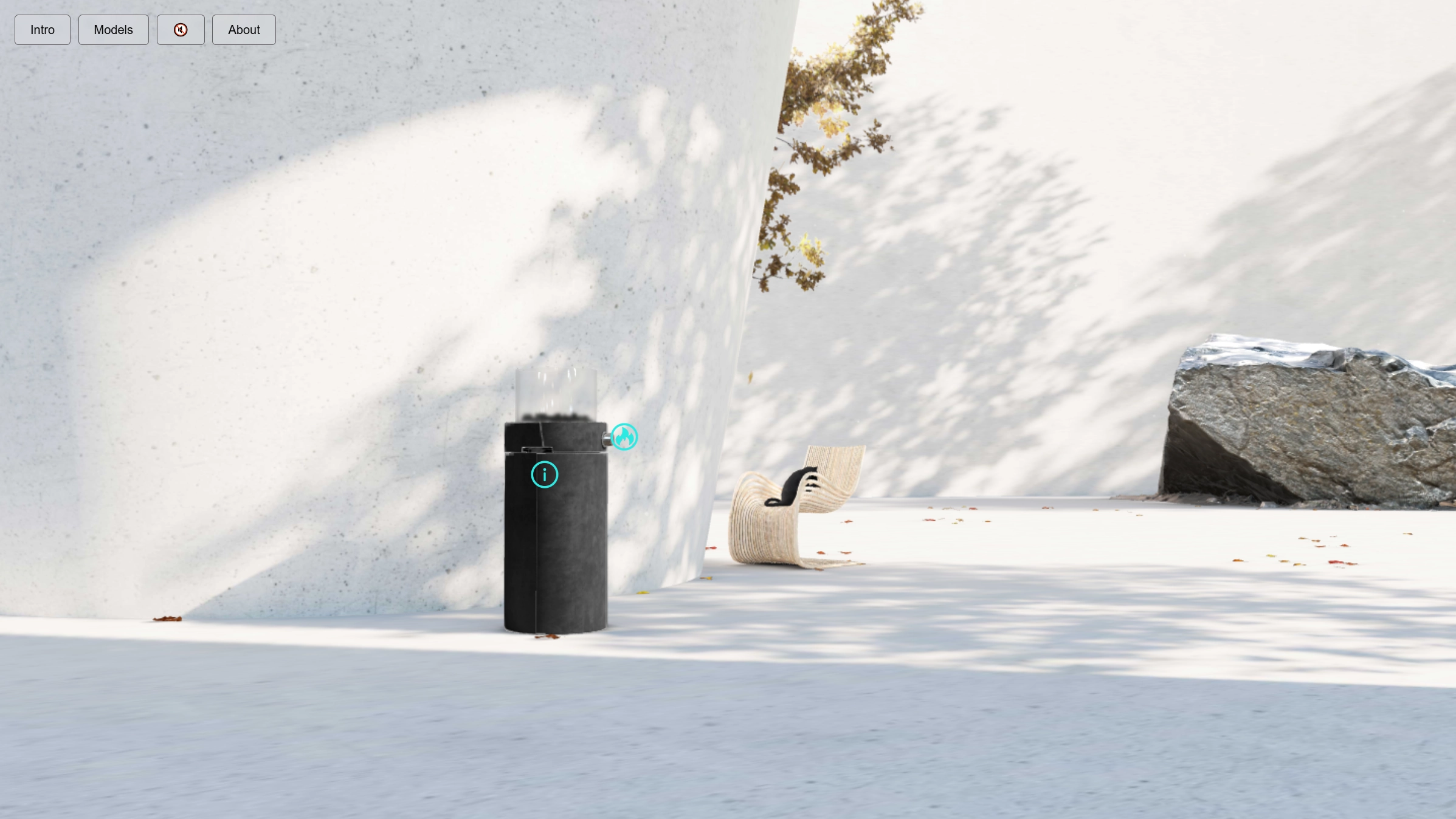 ModernStillness interactive 3D interior preview