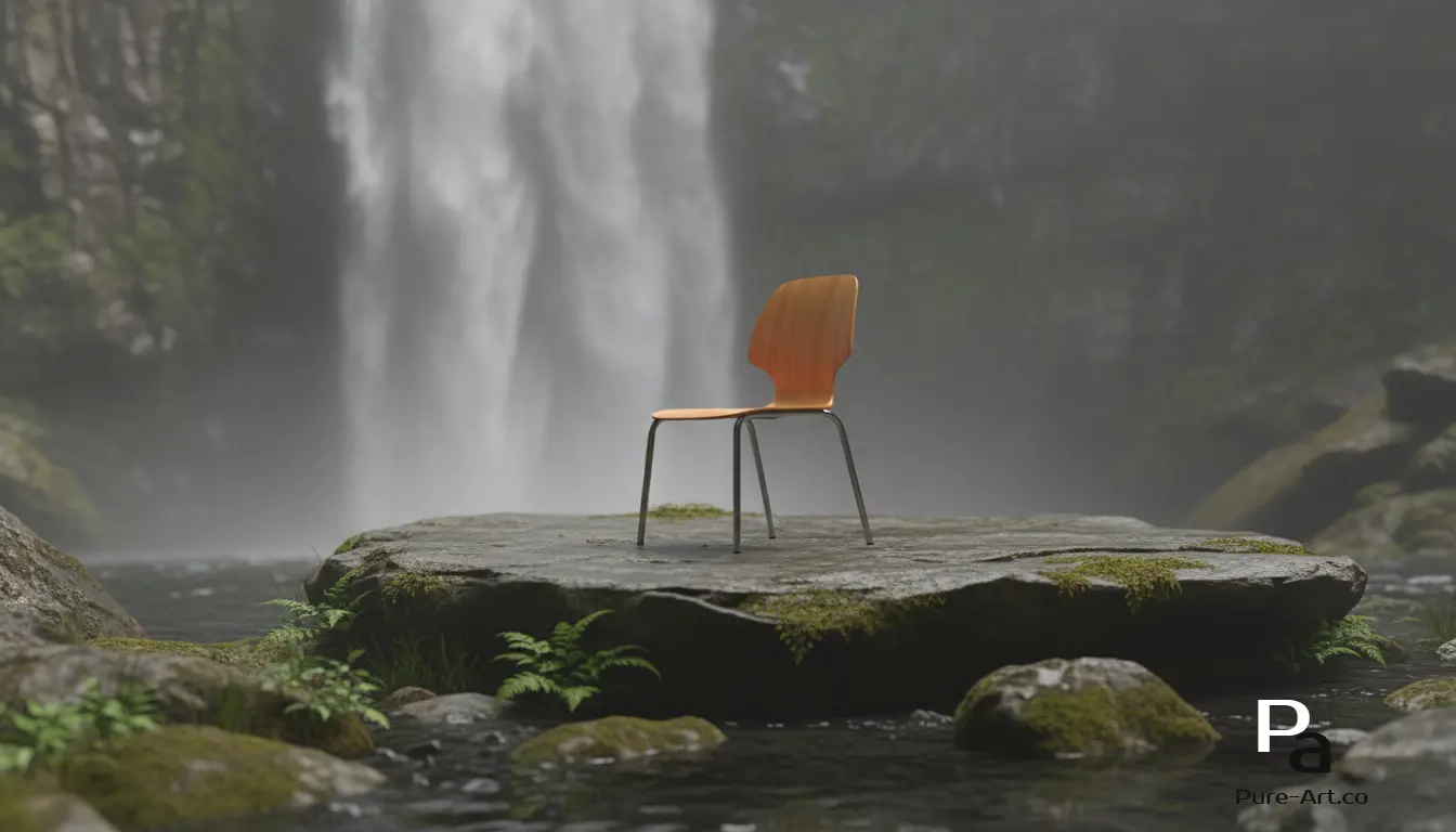AI-generated premium furniture visualization
